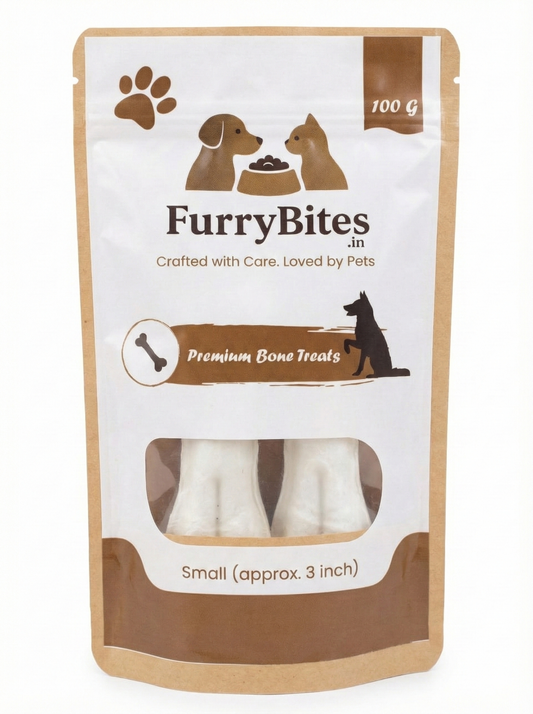 FurryBites 3 Inch Bone Treats – 2 pcs Pack