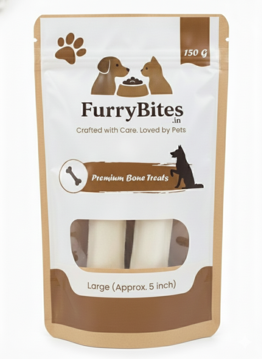 FurryBites 5 Inch Bone Treats – 2 pcs Pack