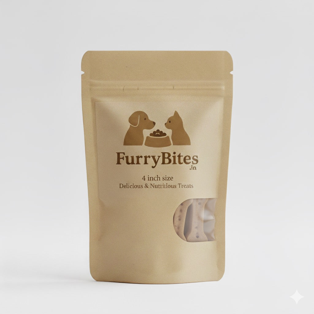 FurryBites 3 Inch Bone Treats – 2 pcs Pack